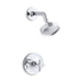 KOHLER K-TS14422-3 Purist Rite-Temp Shower Trim Kit with Cross Handle, 2.5 GPM, polished chrome