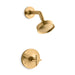 KOHLER K-TS14422-3 Purist Rite-Temp Shower Trim Kit with Cross Handle, 2.5 GPM, vibrant brushed moderne brass