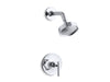 KOHLER K-TS14422-4 Purist Rite-Temp Shower Trim Kit with Lever Handle, 2.5 GPM, polished chrome