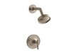 KOHLER K-TS14422-4 Purist Rite-Temp Shower Trim Kit with Lever Handle, 2.5 GPM, vibrant brushed bronze