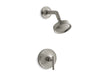 KOHLER K-TS14422-4 Purist Rite-Temp Shower Trim Kit with Lever Handle, 2.5 GPM, vibrant brushed nickel