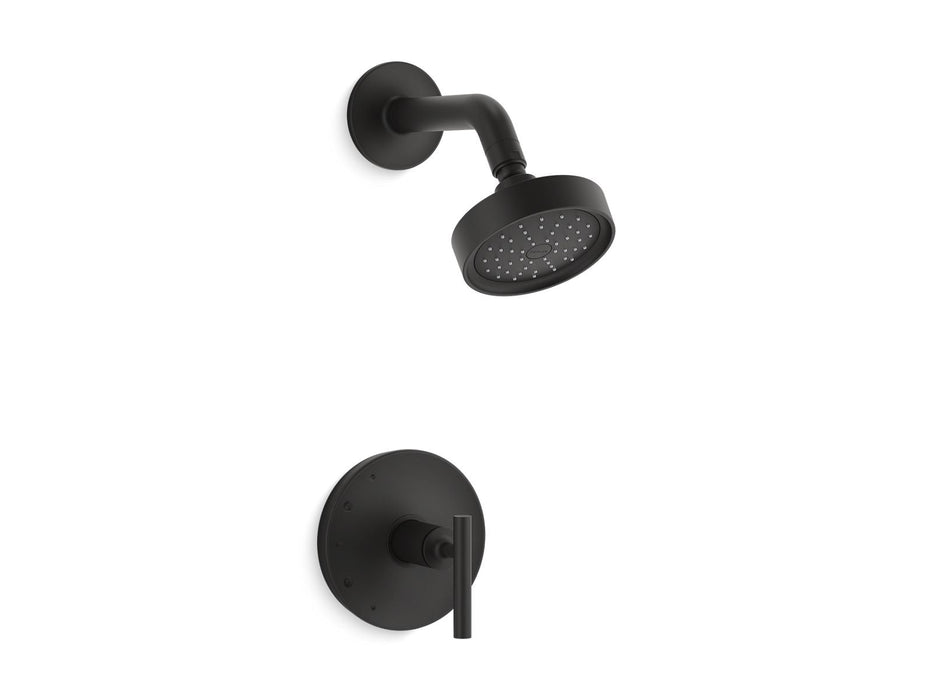 KOHLER K-TS14422-4G Purist Rite-Temp shower trim kit with lever handle, 1.75 gpm, matte black