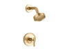 KOHLER K-TS14422-4G Purist Rite-Temp shower trim kit with lever handle, 1.75 gpm, vibrant brushed moderne brass