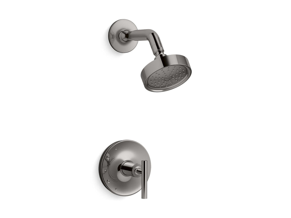 KOHLER K-TS14422-4G Purist Rite-Temp Shower Trim Kit with Lever Handle, 1.75 GPM, vibrant titanium