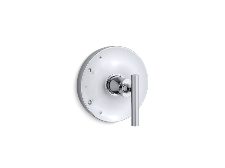 KOHLER K-TS14423-4 Purist Rite-Temp valve trim with lever handle, polished chrome