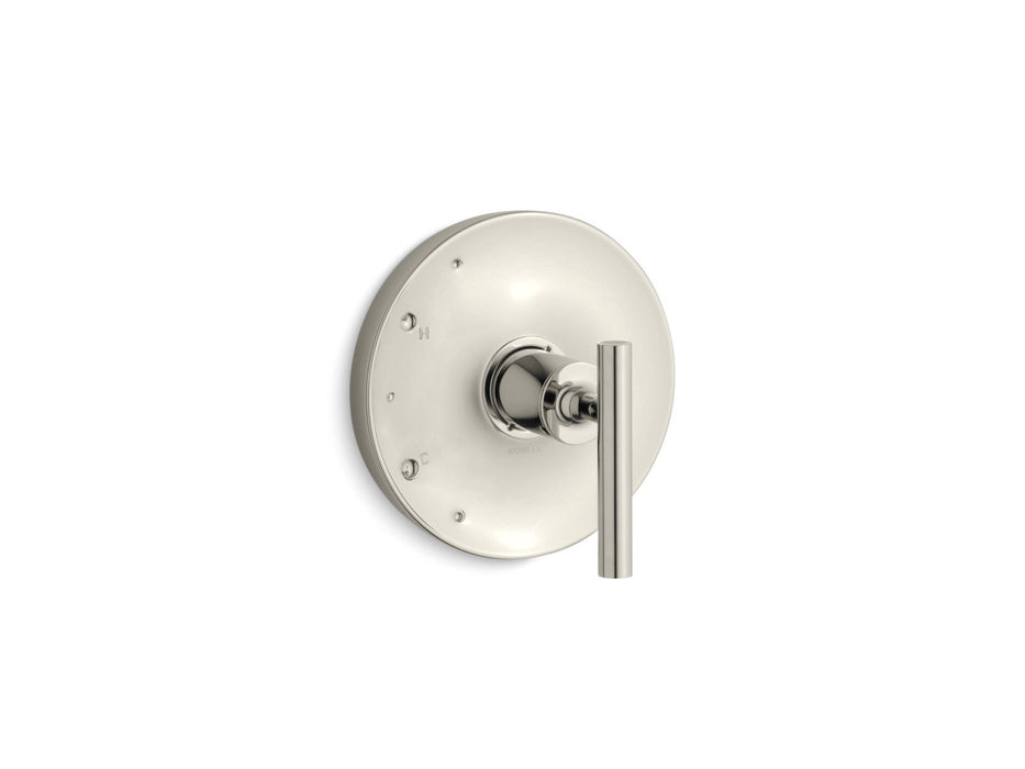 KOHLER K-TS14423-4 Purist Rite-Temp valve trim with lever handle, vibrant polished nickel