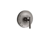 KOHLER K-TS14423-4 Purist Rite-Temp valve trim with lever handle, vibrant titanium