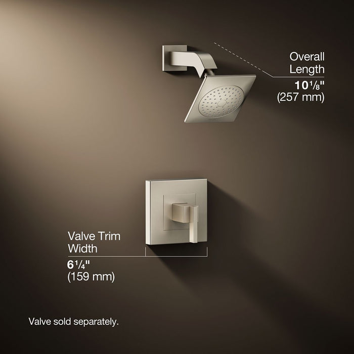3/4 view of product with dimensions