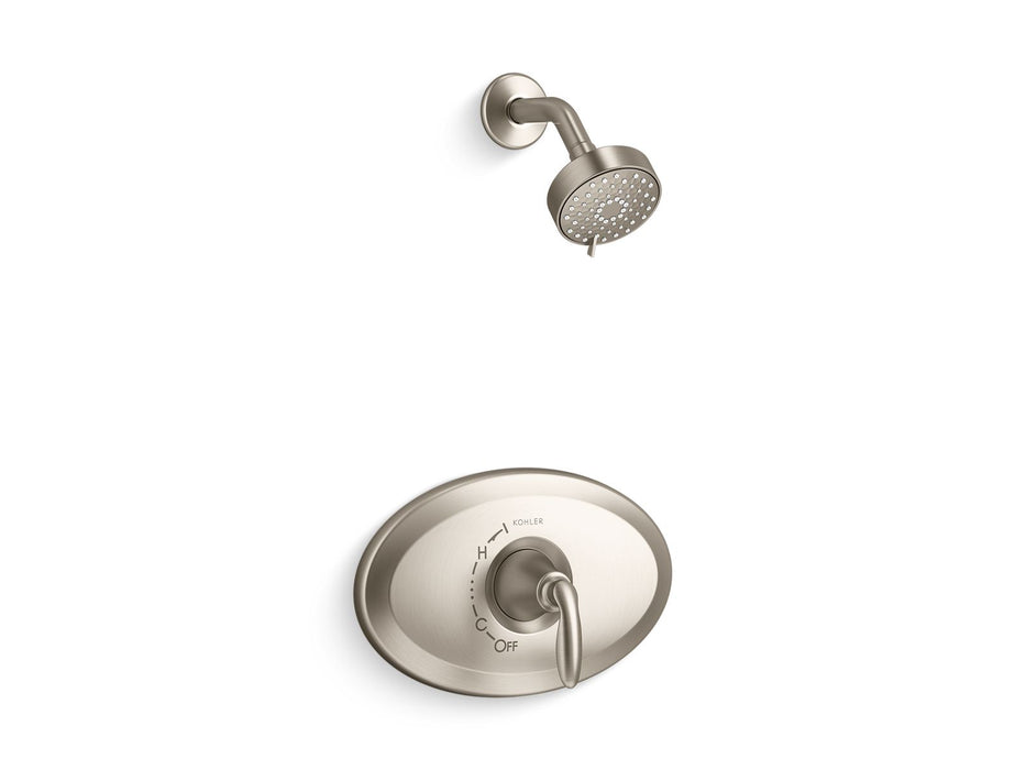 KOHLER K-TS21947-4Y Remodel Rite-Temp Shower Trim Kit, 2.5 GPM, vibrant brushed nickel