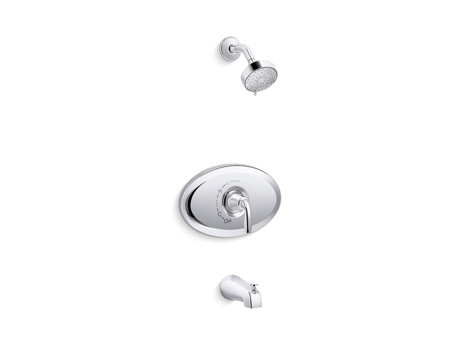 KOHLER K-TS21948-4Y Remodel Rite-Temp Bath and Shower Trim Kit, 2.5 GPM, polished chrome