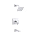 KOHLER K-TS23502-4 Parallel Rite-Temp Bath and Shower Trim Kit, 2.5 GPM, polished chrome