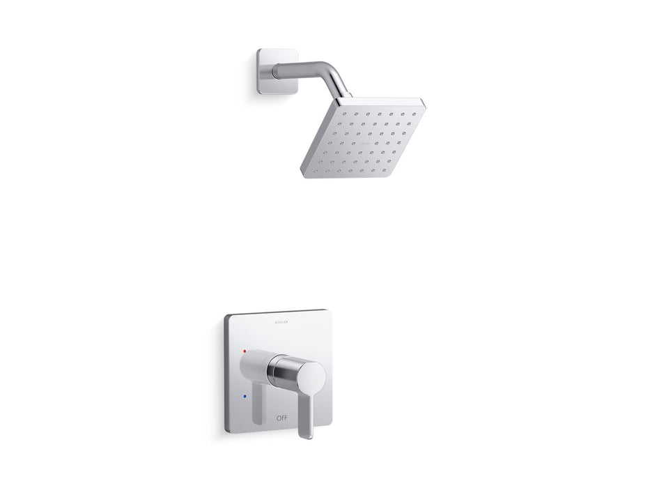 KOHLER K-TS23503-4G Parallel Rite-Temp shower trim kit,1.75 gpm, polished chrome
