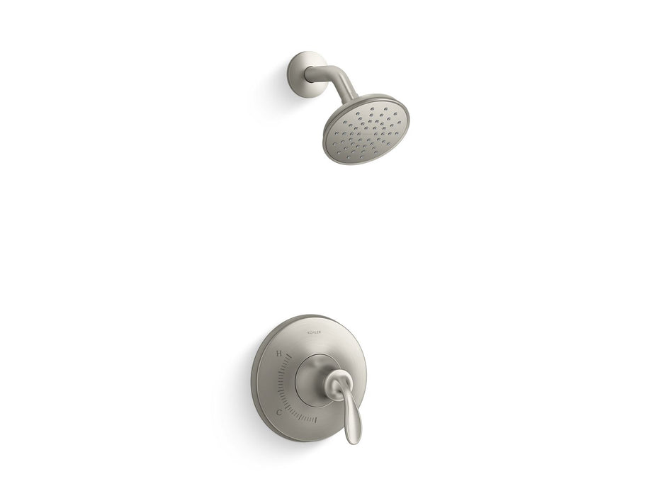 KOHLER K-TS27382-4G Bellera Rite-Temp shower trim kit, 1.75 gpm, vibrant brushed nickel