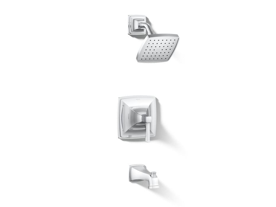 KOHLER K-TS27403-4 Riff Rite-Temp Bath and Shower Trim Kit, 2.5 GPM, polished chrome
