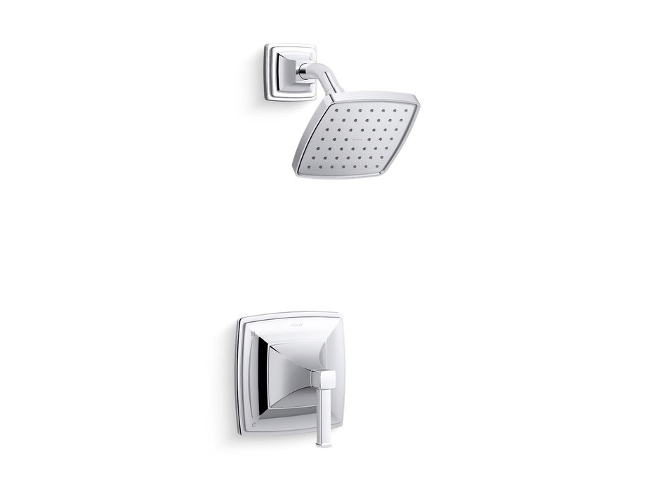 KOHLER K-TS27404-4 Riff Rite-Temp Shower Trim Kit, 2.5 GPM, polished chrome