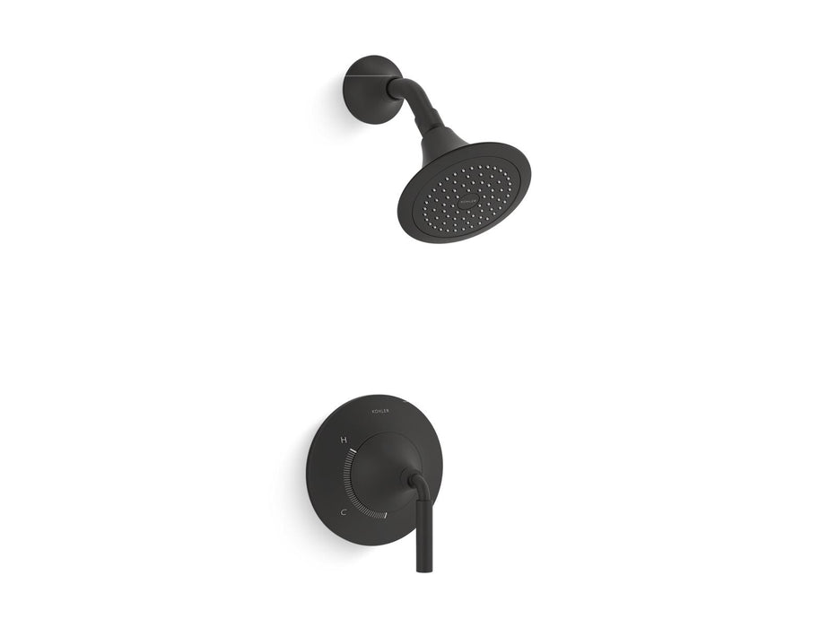 KOHLER K-TS27420-4 Tone™ Rite-Temp Shower Trim Kit, 2.5 GPM, matte black