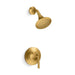 KOHLER K-TS27420-4 Tone™ Rite-Temp Shower Trim Kit, 2.5 GPM, vibrant brushed moderne brass