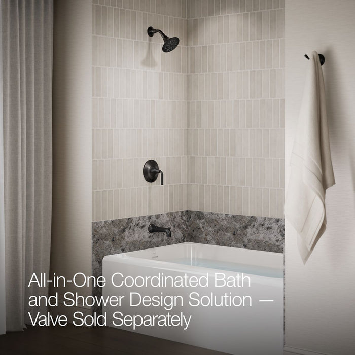 KOHLER K-TS27421-4 Tone™ Rite-Temp Bath and Shower Trim Kit, 2.5 GPM, matte black - view 2