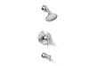 KOHLER K-TS27421-4 Tone™ Rite-Temp Bath and Shower Trim Kit, 2.5 GPM, polished chrome
