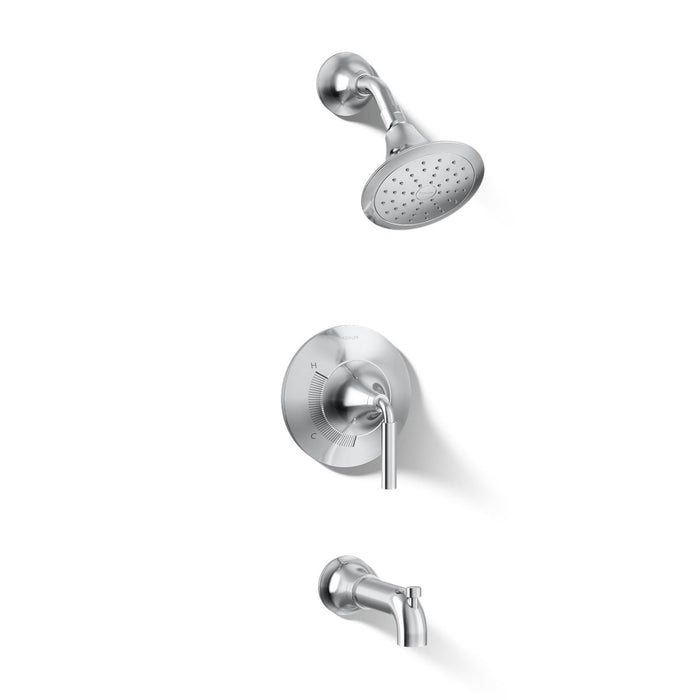 KOHLER K-TS27421-4 Tone™ Rite-Temp Bath and Shower Trim Kit, 2.5 GPM, polished chrome - view 5