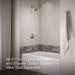 KOHLER K-TS27421-4 Tone™ Rite-Temp Bath and Shower Trim Kit, 2.5 GPM, vibrant brushed moderne brass - view 2