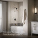 KOHLER K-TS27421-4G Tone Rite-Temp bath and shower trim kit, 1.75 gpm, matte black with brushed moderne brass - view 5