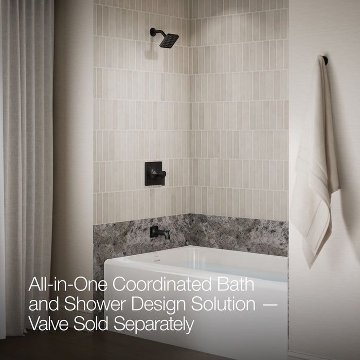 KOHLER K-TS28127-4G Venza Rite-Temp bath and shower trim kit, 1.75 gpm, matte black - view 5