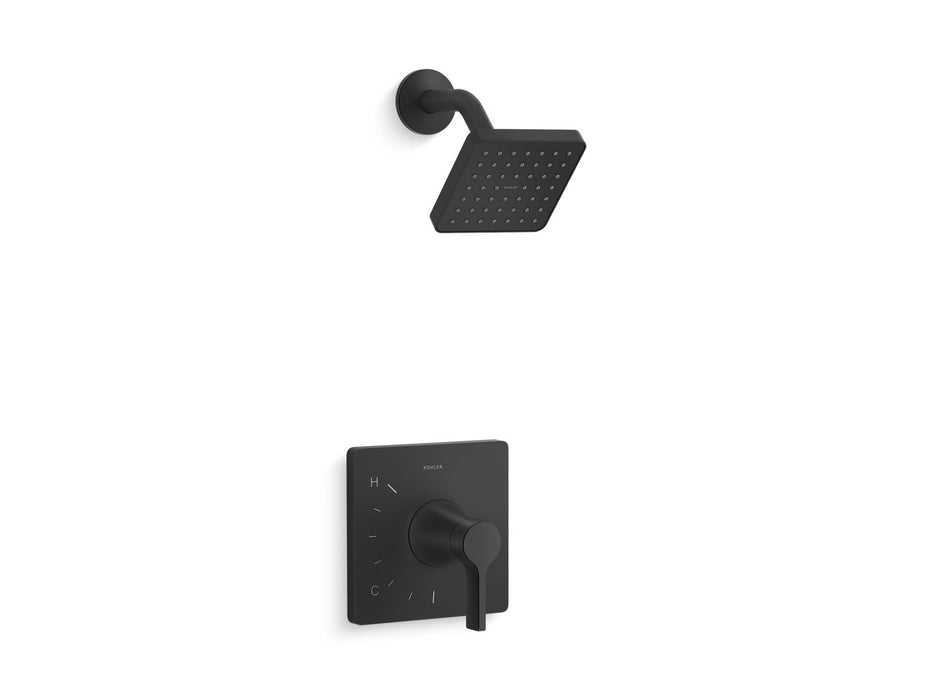 KOHLER K-TS28128-4G Venza Rite-Temp shower trim kit, 1.75 gpm, matte black