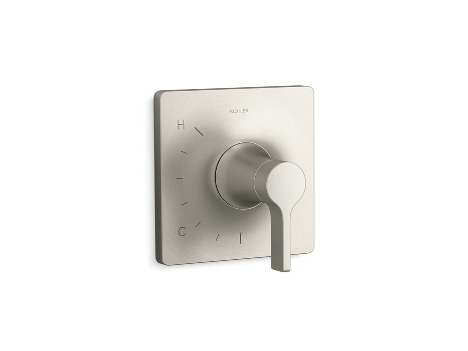 KOHLER K-TS28129-4 Venza Rite-Temp valve trim, vibrant brushed nickel