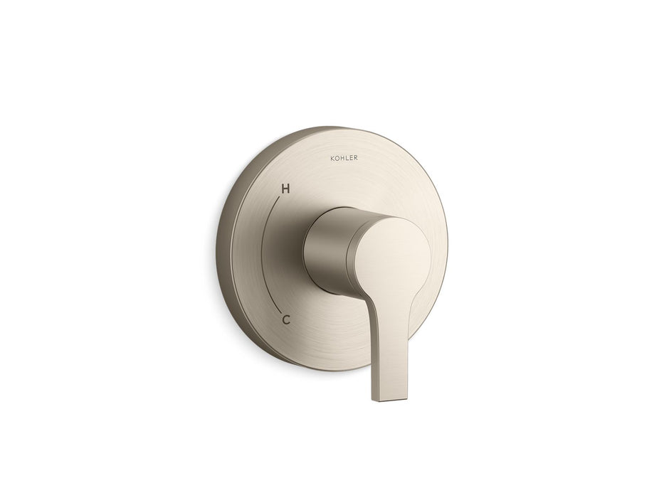 KOHLER K-TS35320-4 Elate Rite-Temp Valve Trim, vibrant brushed nickel