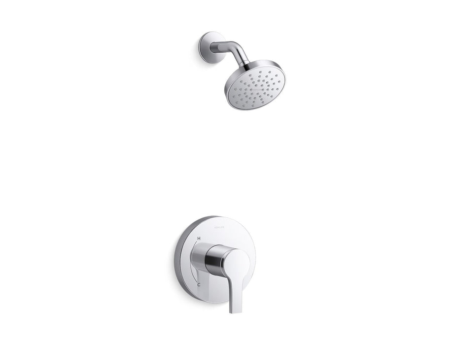 KOHLER K-TS35321-4Y Elate Rite-Temp Shower Trim Kit, 2.5 GPM, polished chrome