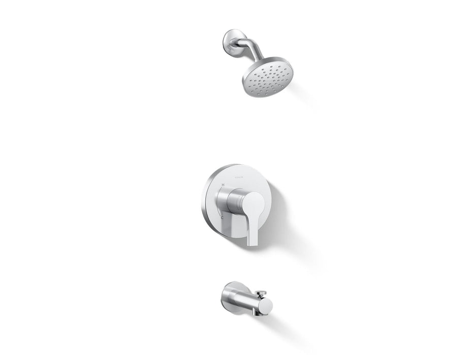 KOHLER K-TS35322-4G Elate Rite-Temp Bath and Shower Trim Kit, 1.75 GPM, polished chrome