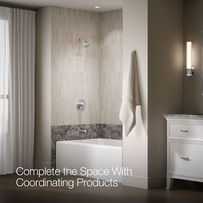 KOHLER K-TS35322-4G Elate Rite-Temp Bath and Shower Trim Kit, 1.75 GPM, polished chrome - view 5