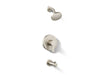 KOHLER K-TS35322-4G Elate Rite-Temp Bath and Shower Trim Kit, 1.75 GPM, vibrant brushed nickel