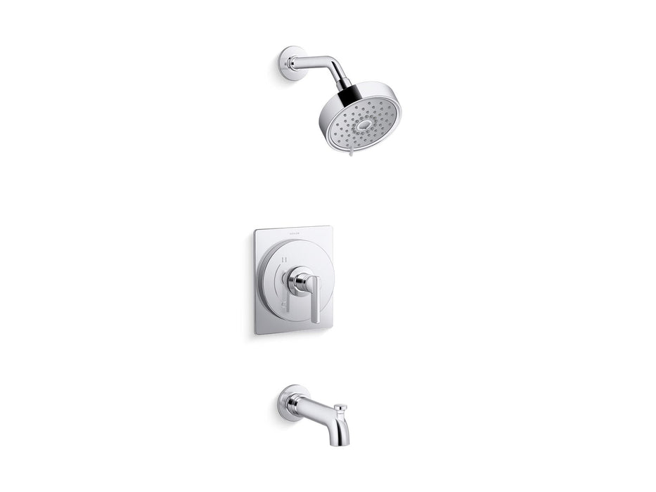 KOHLER K-TS35917-4G Castia by Studio McGee Rite-Temp bath and shower trim kit, 1.75 gpm, polished chrome