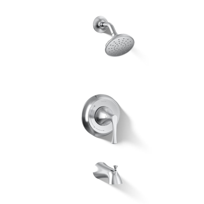 KOHLER K-TS35937-4H Buckley Rite-Temp bath and shower trim kit, 1.5 gpm