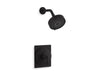 KOHLER K-TS38264-4G Castia Rite-Temp® Shower Trim Kit, 1.75 GPM, Matte Black - 3/4 view of product