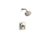 KOHLER K-TS38264-4G Castia Rite-Temp® Shower Trim Kit, 1.75 GPM, Vibrant Brushed Nickel - 3/4 view of product