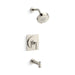 KOHLER K-TS38265-4G Castia Rite-Temp® Bath and Shower Trim Kit, 1.75 GPM, Vibrant Polished Nickel - 3/4 view of product