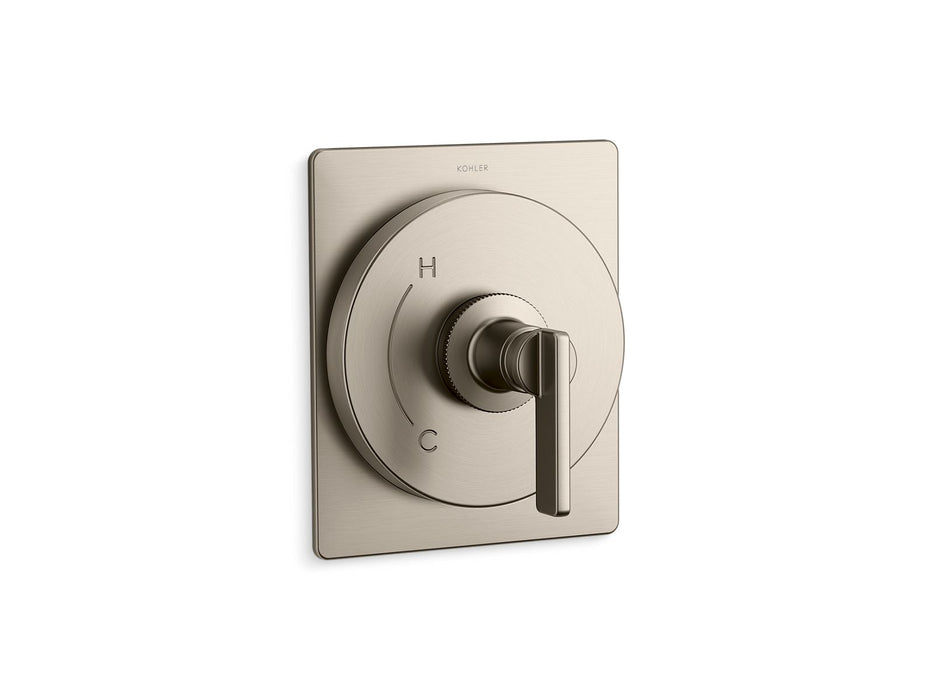 KOHLER K-TS38266-4 Castia Rite-Temp® Valve Trim, Vibrant Brushed Nickel - 3/4 view of product