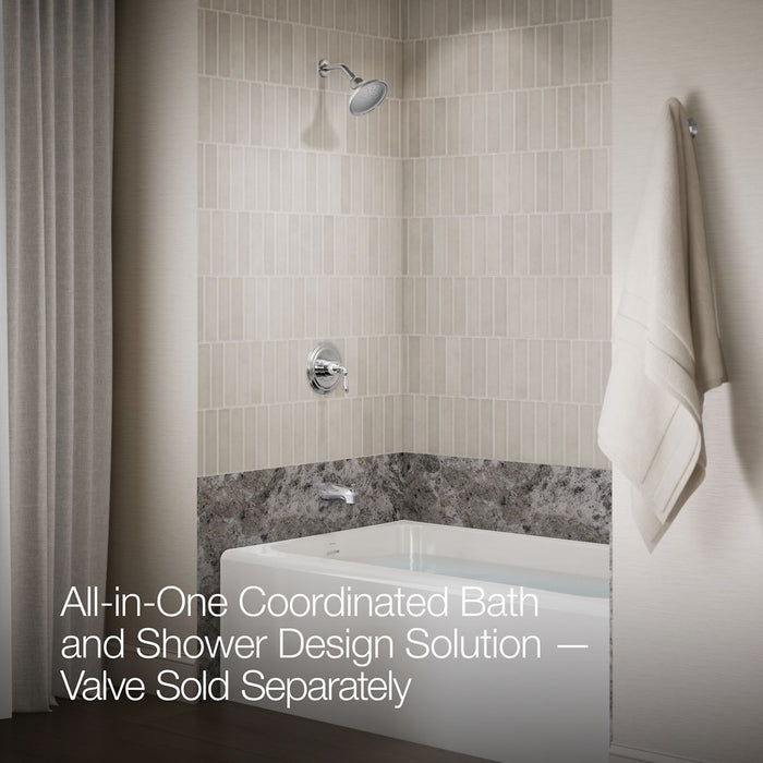 KOHLER K-TS395-4G Devonshire Rite-Temp bath and shower trim kit, 1.75 gpm, NPT spout, polished chrome - view 5