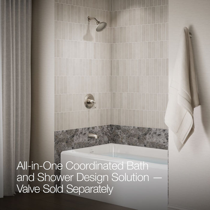 KOHLER K-TS395-4SG Devonshire Rite-Temp bath and shower trim kit, 1.75 gpm, slip-fit spout, vibrant brushed nickel - view 2