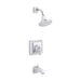 KOHLER K-TS461-4V Memoirs Stately Rite-Temp Bath and Shower Trim Kit, 2.5 GPM, polished chrome