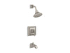 KOHLER K-TS461-4V Memoirs Stately Rite-Temp Bath and Shower Trim Kit, 2.5 GPM, vibrant brushed nickel