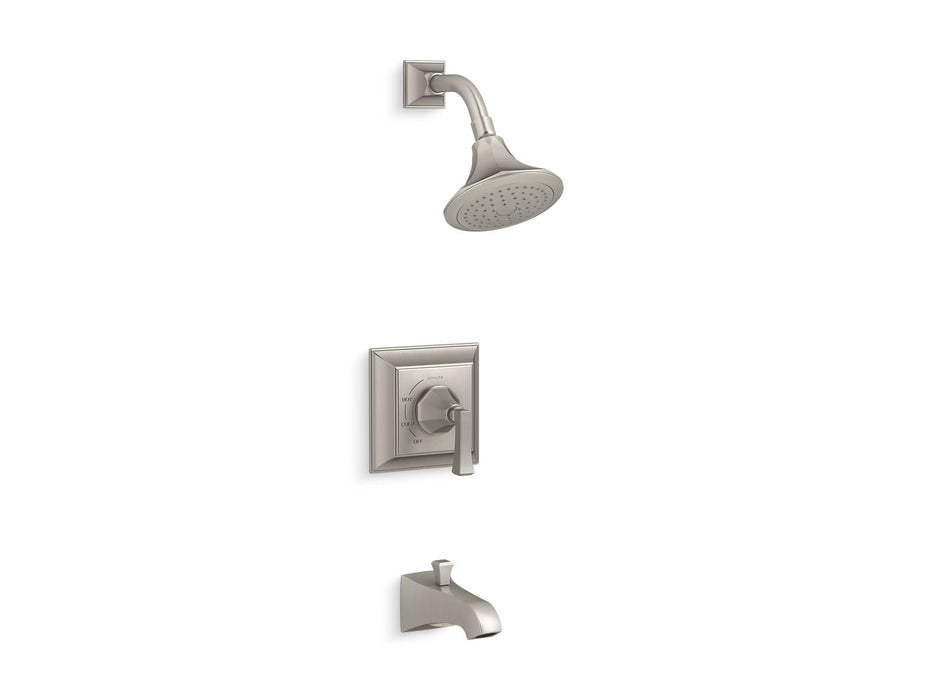 KOHLER K-TS461-4V Memoirs Stately Rite-Temp Bath and Shower Trim Kit, 2.5 GPM, vibrant brushed nickel