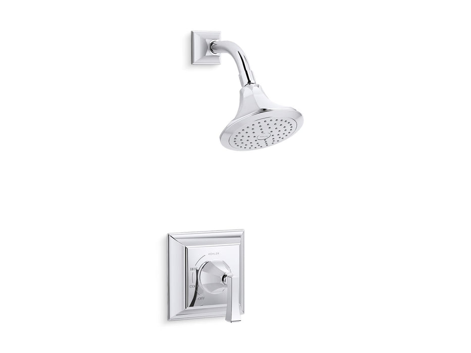 KOHLER K-TS462-4V Memoirs Stately Rite-Temp Shower Trim Kit, 2.5 GPM, polished chrome