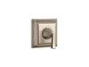 KOHLER K-TS463-4V Memoirs Stately Rite-Temp valve trim, vibrant brushed bronze