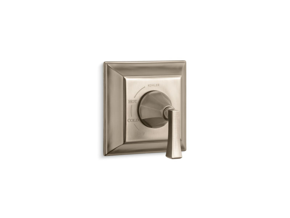 KOHLER K-TS463-4V Memoirs Stately Rite-Temp valve trim, vibrant brushed bronze