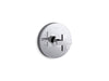KOHLER K-TS73115-3 Composed Rite-Temp valve trim with cross handle, polished chrome