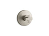 KOHLER K-TS73115-3 Composed Rite-Temp valve trim with cross handle, vibrant brushed nickel